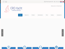 Tablet Screenshot of croyacht.com